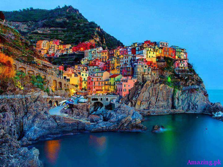 Manarola - a small town in Cinque Terre, Italy