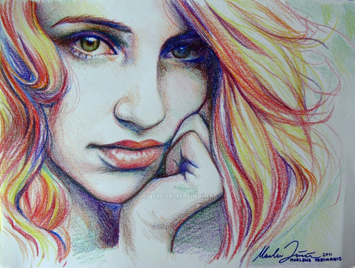 amazing-art-cool-crayon-dianna-agron-Favim.com-411943