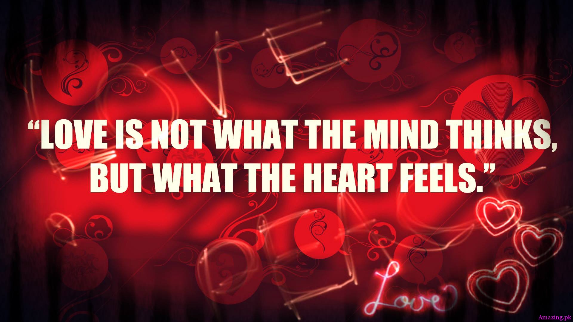 Love is Not What The Mind Thinks