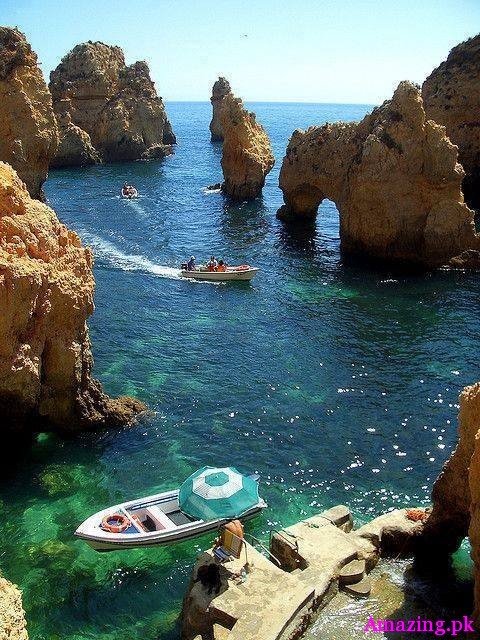 Ponta da Piedade on Algarve Coast, Portugal