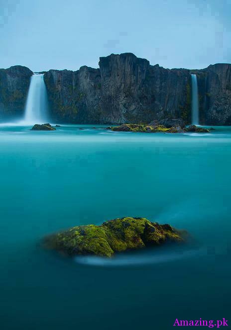 Waterfall of Gods Goðafoss, Iceland