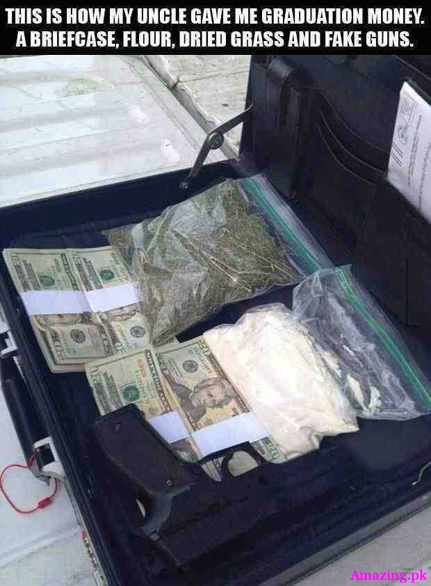 This Is how My Uncle Gave Me Graduation money