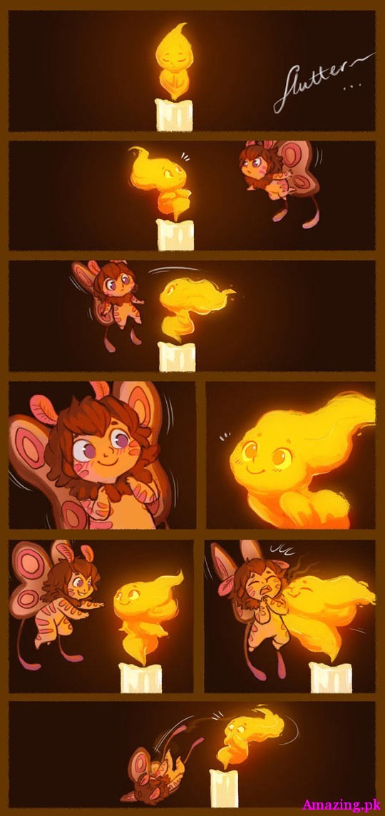 cool-candle-moth-comic-burn
